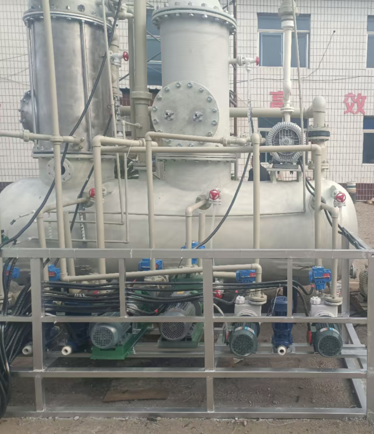稀土冶煉工藝硫化氫廢氣處理工程，氯化氫制鹽酸，零排放工藝